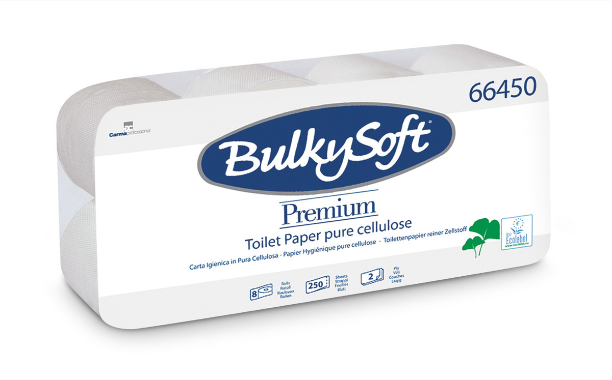 BulkySoft® WC Papier Premium 2-lagig 250 Blatt