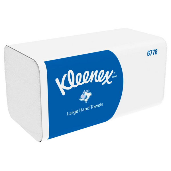 Kleenex Ultra 6778 Interfold Handtücher, 2-lagig, ca. 21,5 x 31,8 cm, 1’860 Blatt