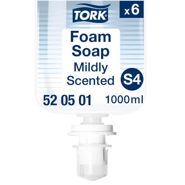 520501 - Tork milde Schaumseife S4 - Karton à 6 Patronen