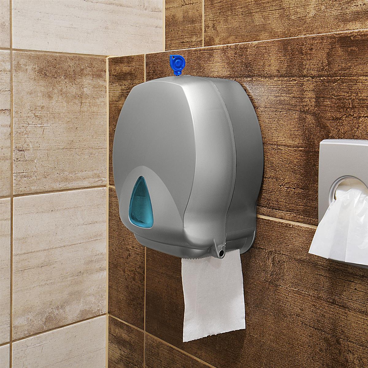 Toilettenpapier (Tissue) 2-lagig geprägt weiß JUMBO 19cm 145m - 12 Stück