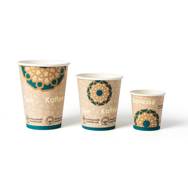 1000 Stück - 200ml Einweg-Kaffeebecher Coffee to go S - 1 Karton