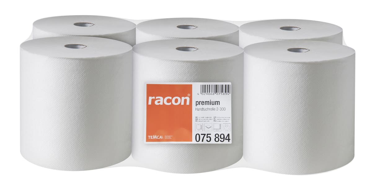 racon® Handtuchrolle Premium 2-lagig 300 Meter