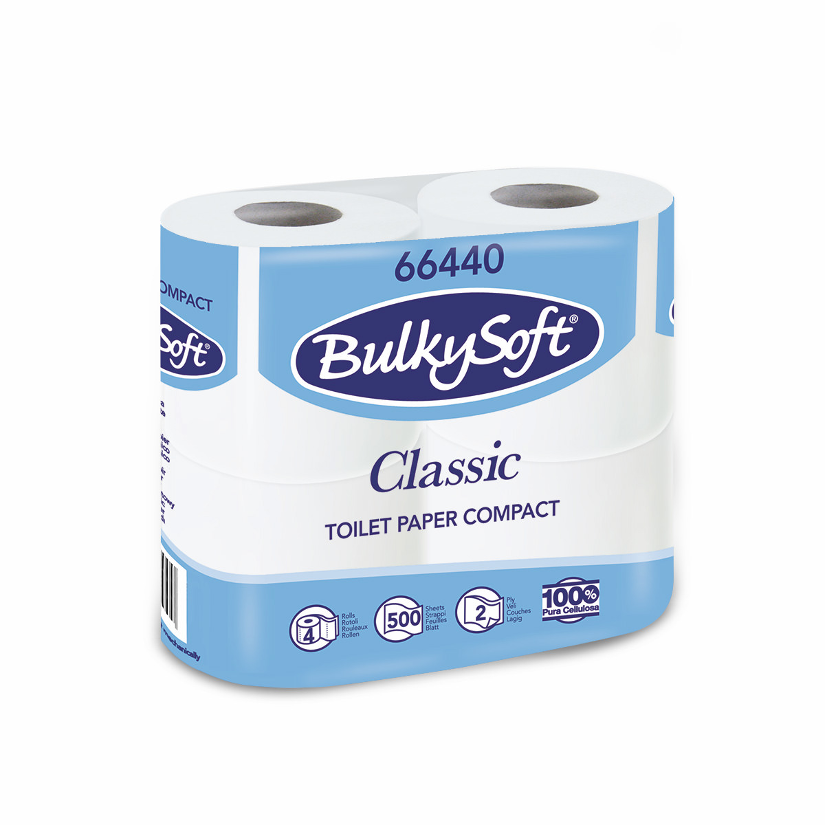 BulkySoft® WC Papier Classic 2-lagig 500 Blatt